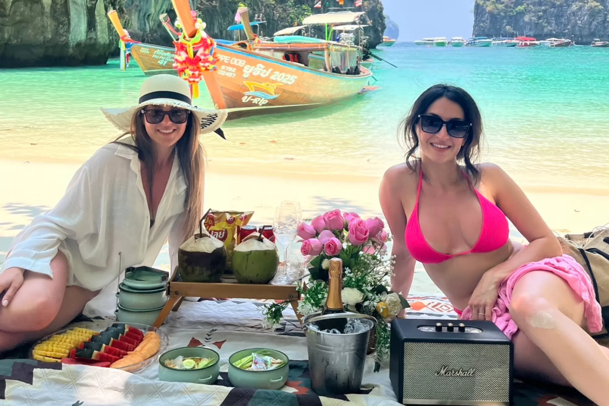 From Koh Phi Phi : Private Luxury Longtail Boat 6 Hr. 
