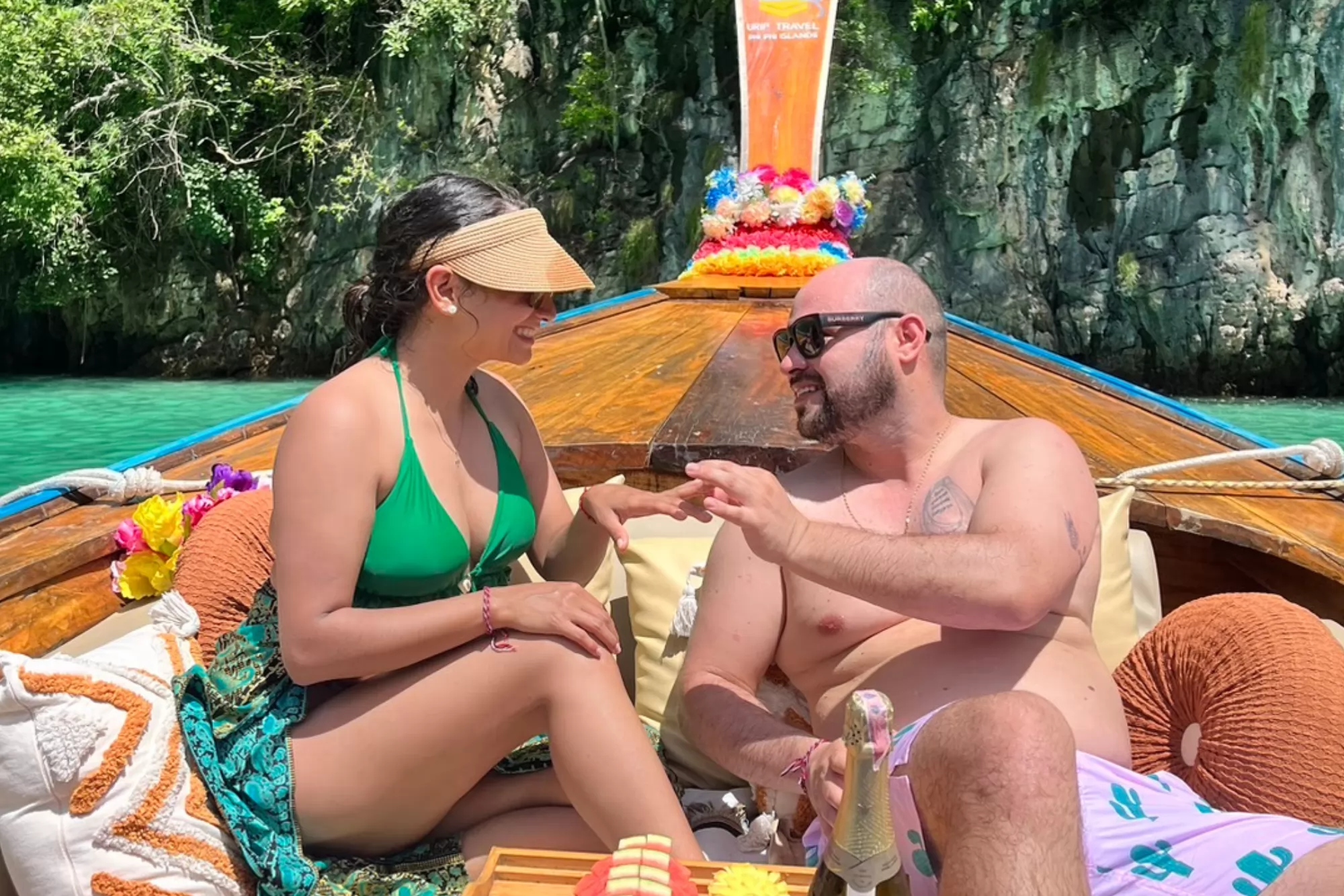 From Koh Phi Phi : Private Luxury Longtail Boat 6 Hr. 